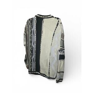 Coogi-style textured cotton Sweater